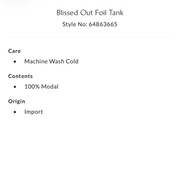 Free People FP Movement Blissed Out Foil Tank L - Picture 2 of 8